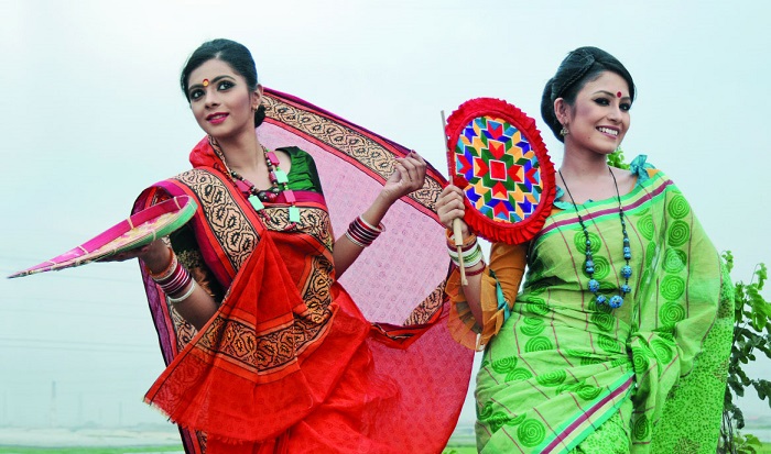 Saree a traditional women wear survives in the modern age