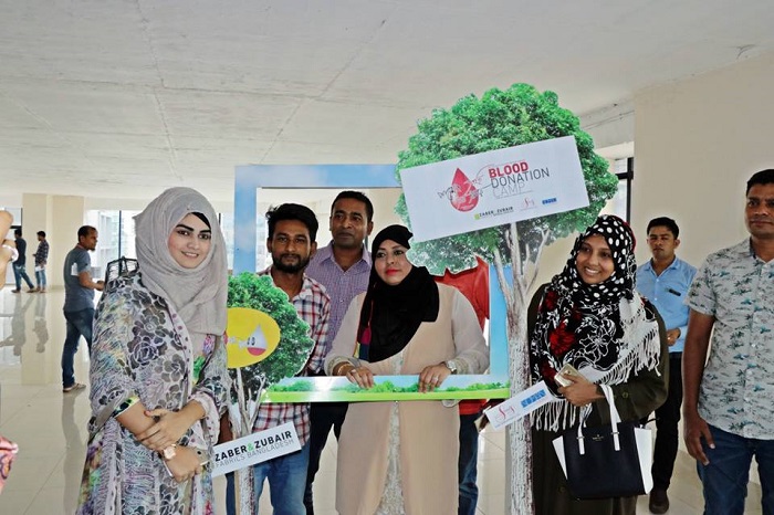 Figure: Nur E Yasmin Fatima, Deputy Managing Director, Zaber &  Zubair Fabrics and CEO, Nice Denim Mills Ltd inaugurated the campaign. 