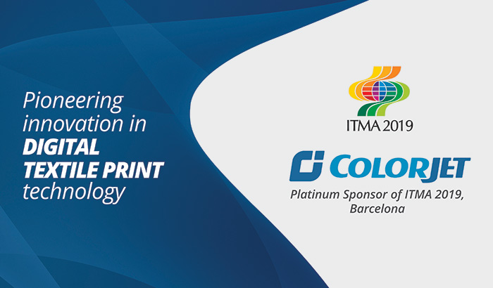 ColorJet becomes Platinum Sponsor at ITMA 2019