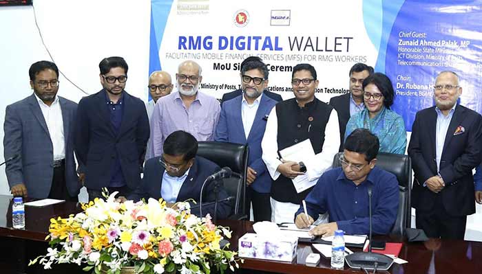 Digital wallet for Bangladeshi RMG workers