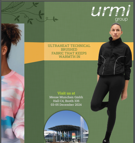Urmi Group to showcase sustainable activewear at ISPO Munich 2024