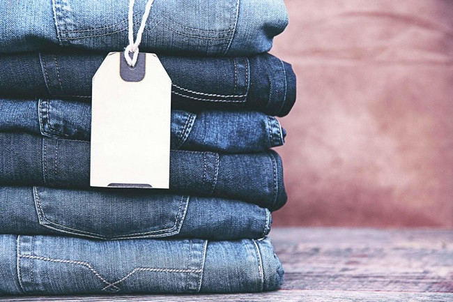 Different types of woven denim fabrics