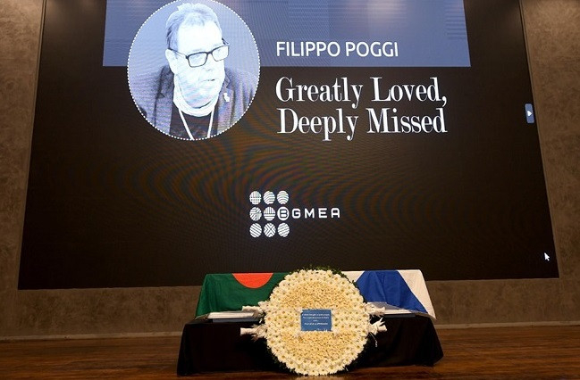 BGMEA pays tribute to late Primark country controller Filippo Poggi