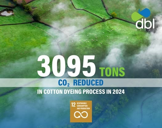 DBL Group achieves 3,095 tons CO₂ reduction in cotton dyeing, advancing SDG 12