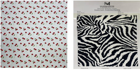Industrial acid printing workflow for high-stretch synthetic fabrics