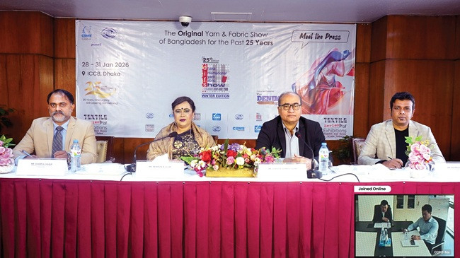 International yarn and fabric show to begin in Dhaka on Jan 28